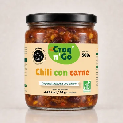 Bocal Croq'n'Go de chili con carne