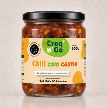 Bocal de chili con carne Croq'n'Go